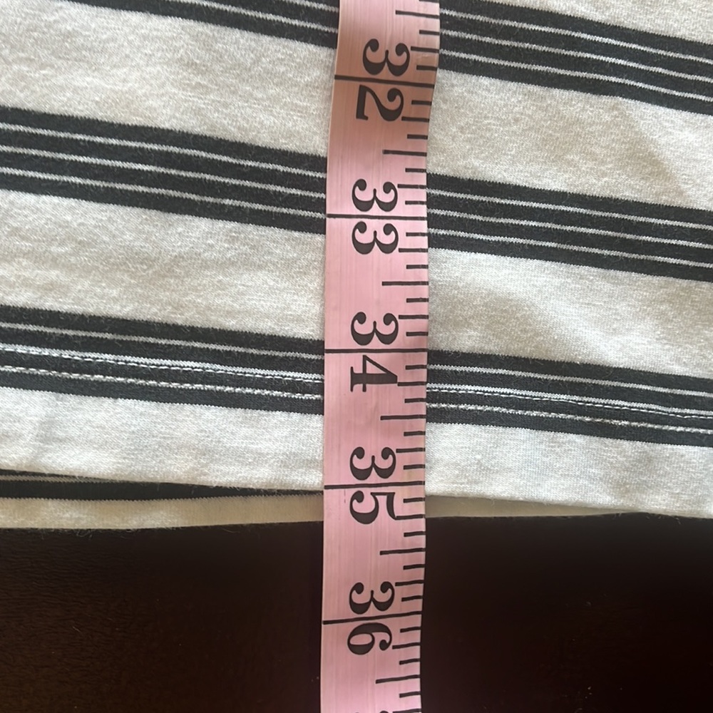 Vineyard Vines Women’s Black White Stripe Sleeveless Jersey Knit Shift Dress M - Picture 9 of 12